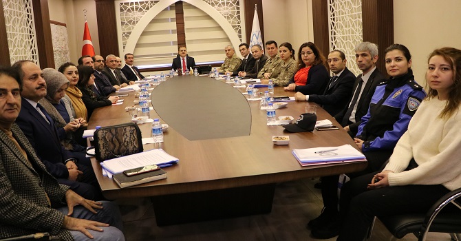 Hakkari'de ‘Kadına Yönelik Şiddetle Mücadele Toplantısı’ yapıldı