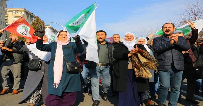 Diyarbakır'da demokrasi mitingi