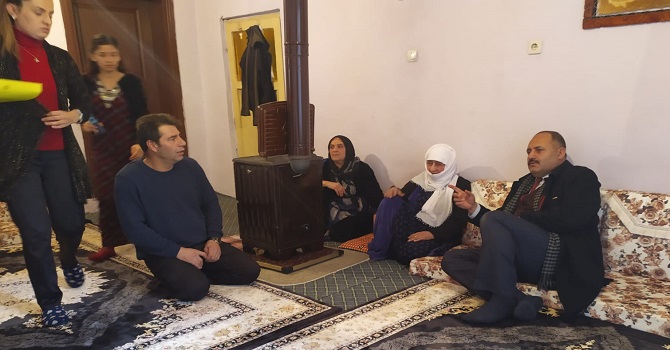 Müdür Kaya'dan Şehit Ailelerine yeni yıl ziyareti