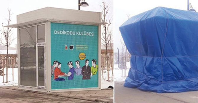 Ağrı’da ‘dedikodu kulübesi’