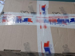 Kargo paketindeki adres şaşkına çevirdi