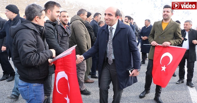 Ak Partili Başkan Cumhur Demir böyle karşılandı