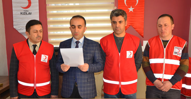 Hakkari Kızılayı Elazığ ve Malatya için yardım kampanyası başlattı