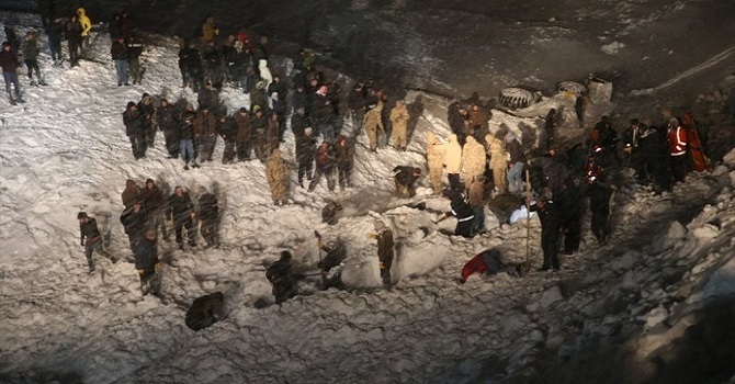 Van'da çığ altında kalan 5 kişi yaşamını yitirdi
