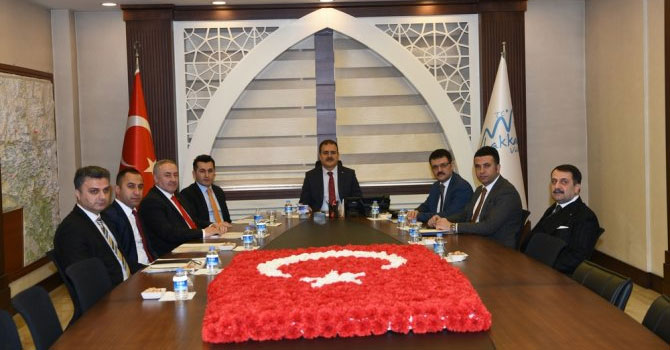 Hakkari'de Organize Sanayi Bölgesi toplantısı