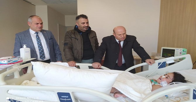 Genel Başkan Er'den minik Akar'a ziyaret