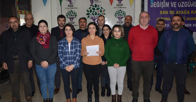 Hakkari Belediye meclis üyelerinden açıklama