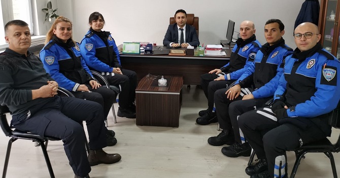 Toplum Destekli Polisinden müdür Kanat'a ziyaret