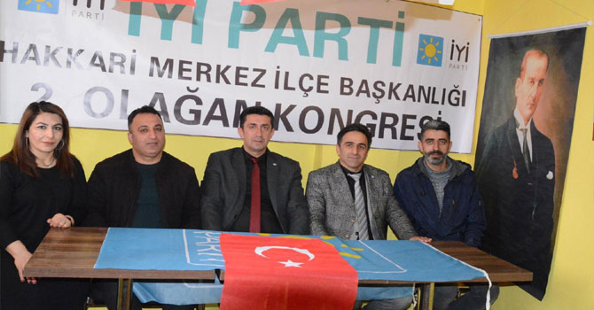 İYİ Parti Hakkari Merkez ilçe başkanı seçildi