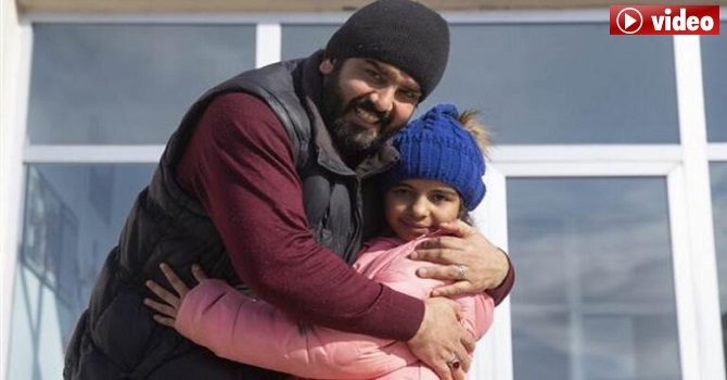 Minik Menice'yi ailesiyle DHA buluşturdu