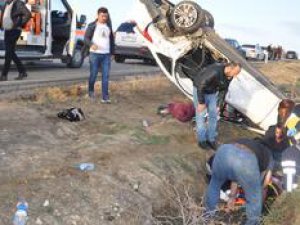 Tekirdağ’da iki otomobil çarpıştı: 4'ü çocuk 7 yaralı