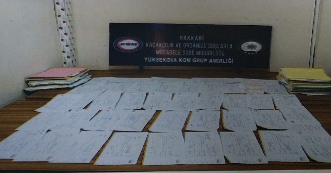 Hakkari'de tefeci operasyonu: 11 Gözaltı