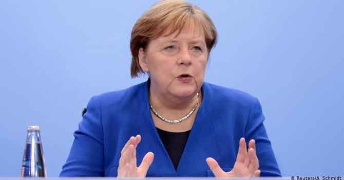 Merkel: Koronavirüs nüfusun yüzde 60-70'ine bulaşabilir