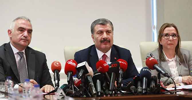 3 bakandan 'koronavirüs'le ilgili ortak açıklama