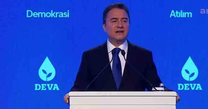 Ali Babacan partisi DEVA'nın programını açıkladı