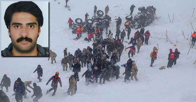 Van'da, çığ faciası bölgesinde 39 gün sonra itfaiyecinin cesedi bulundu