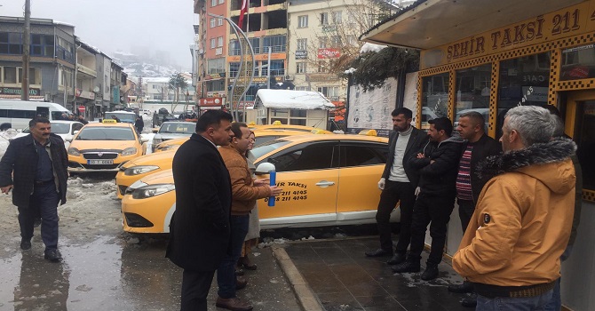 Hakkari’de sürücüler virüs hakkında bilgilendirildi