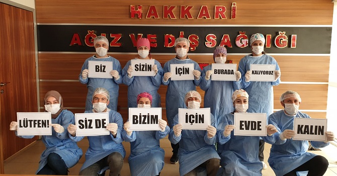 Hakkari Ağız ve Diş Sağlığı Merkezin’den anlamlı mesaj