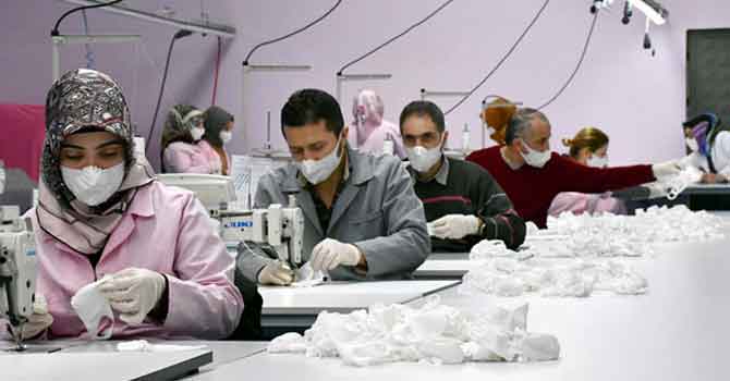 Yıkanabilir maske üretimine başladılar!