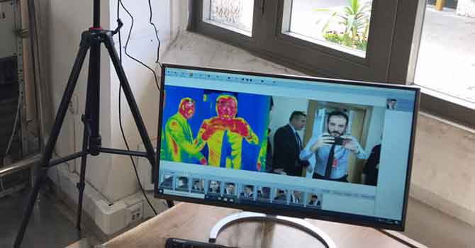 TBMM'de, termal kameralı koronavirüs önlemi