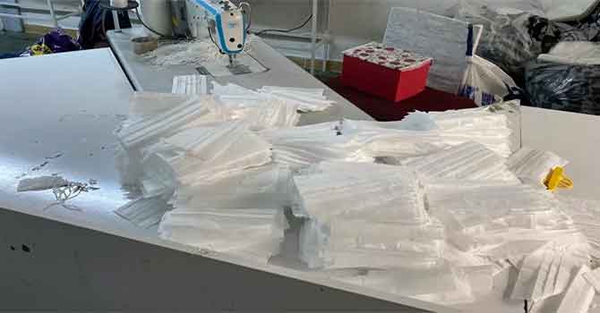 İstanbul’da 1 milyon sahte maske ele geçirildi