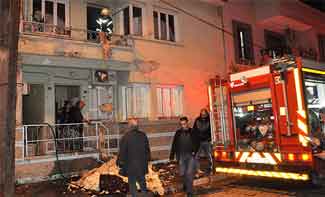 Bacadan düşen kıvılcım yatağı tutuşturdu