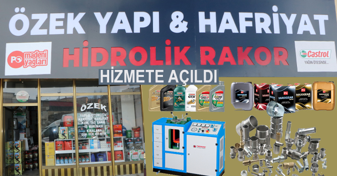 Hakkari'de Özek Hidrolik rakor hizmete açıldı