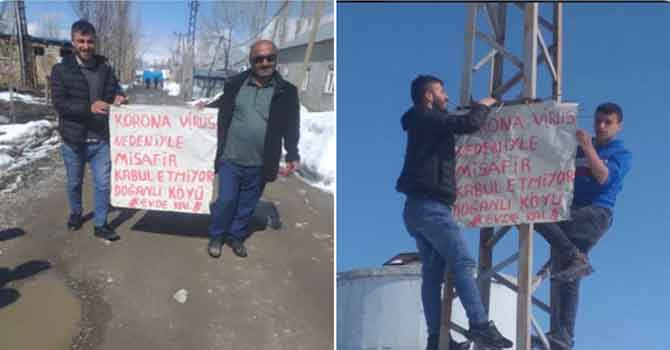 Hakkari'nin bu köyü virüsten korunmak için misafir kabul etmiyor!