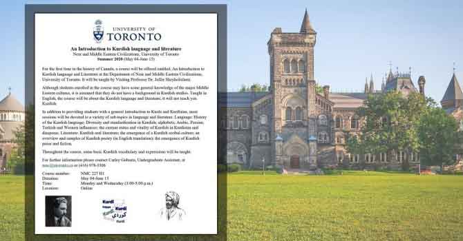 Toronto Üniversitesi Kürt dilini müfredatına aldı