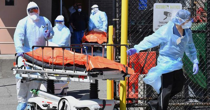 ABD’de bir gün içinde 2 bin kişi yaşamını yitirdi