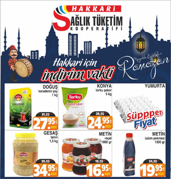 Ramazana özel Hakkari için indirim vakti