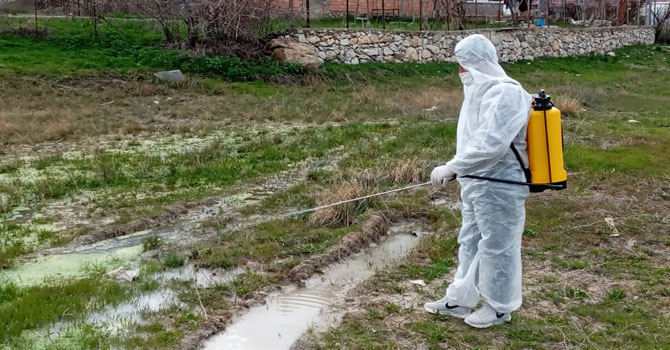 Hakkari’de haşere ile mücadele çalışması başlatıldı