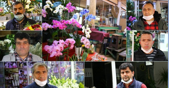 Pandemi günlerinde çiçekçilik soluyor!