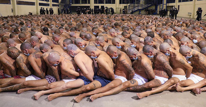 Dünya bu fotoğrafı konuşuyor! Mahkumları soyup dizdiler