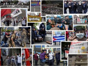 Virüse rağmen dünya 1 Mayıs’ı coşkuyla kutladı