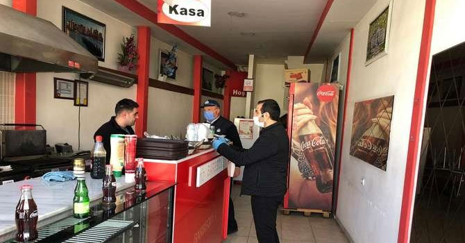 Hakkari’de sosyal mesafe denetimi