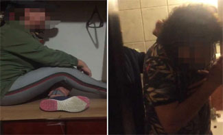 Villaya kumar baskınında, dolapta saklanırken yakalandılar