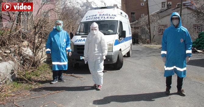 Hakkari'de 1500 kişiye evde sağlık hizmeti