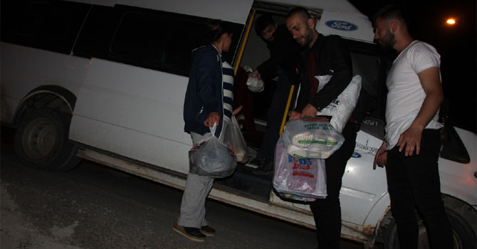 Hakkarili Gençlerden örnek davranış