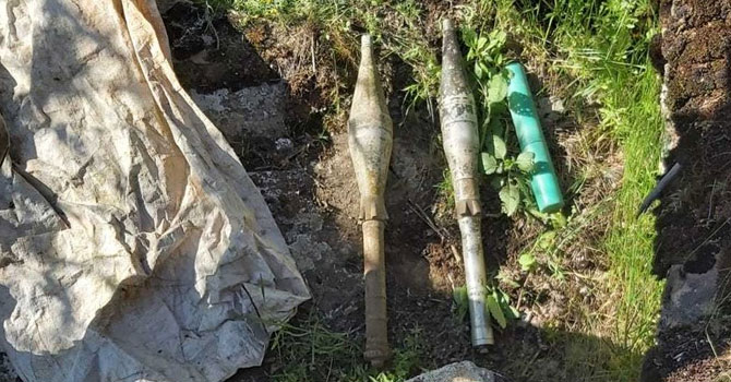 Şemdinli'de mühimmat ele geçirildi!