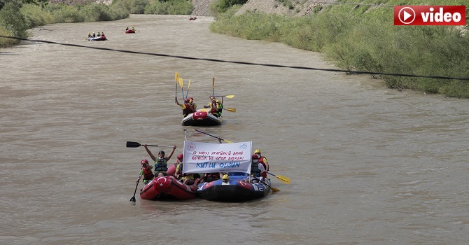 Zap vadisinde Rafting yaptılar
