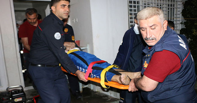 Havalandırma boşluğuna düştü