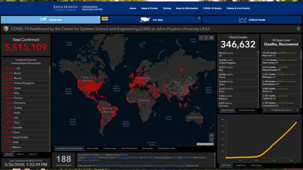 Dünyada koronavirüs vaka sayısı 5 buçuk milyonu geçti
