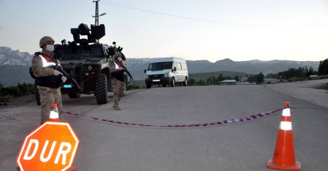 Derecikte yasak bölgeye giren kişi vurularak öldürüldü