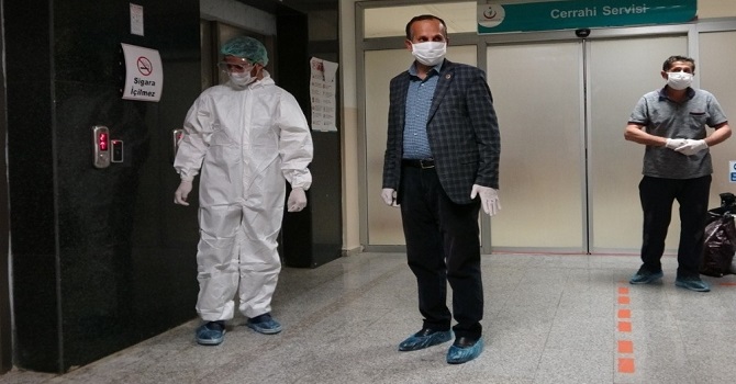 Şemdinli Belediye Başkanı Tahir Saklı corona virüsü yendi