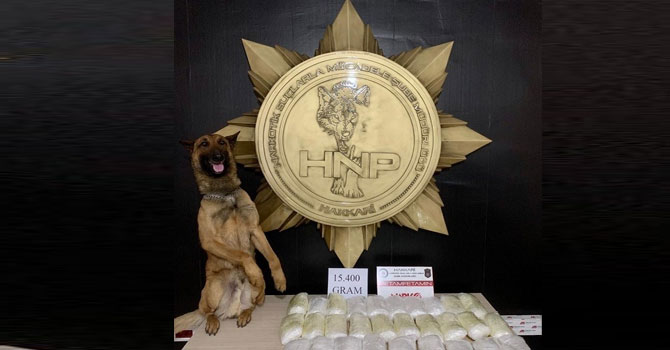 Hakkari'de 15 kilo 400 gram uyuşturucu ele geçirildi