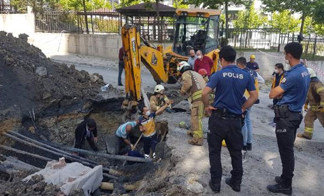 Kanalizasyonda göçük