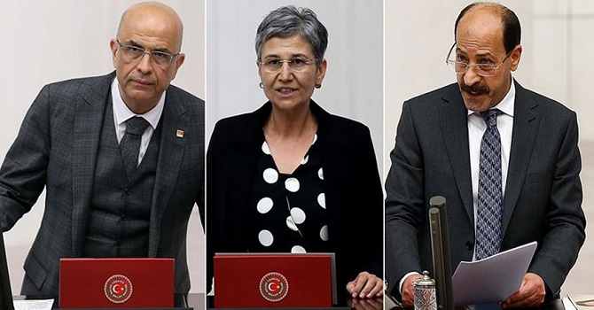 HDP'li Güven ve Farisoğulları ile CHP'li Berberoğlu cezaevinde