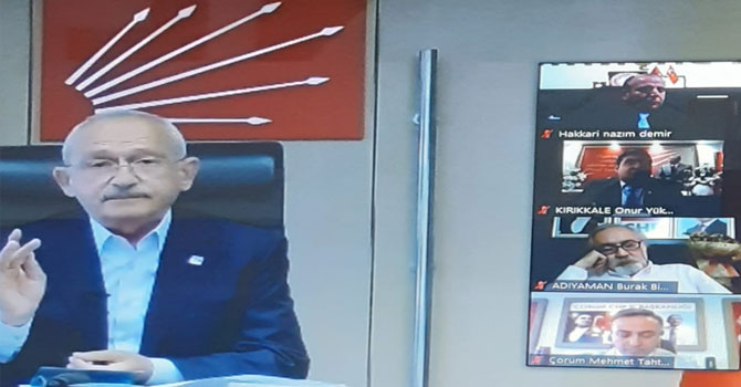 CHP Hakkari İl Başkanı Demir Kılıçdaroğlu ile görüştü.