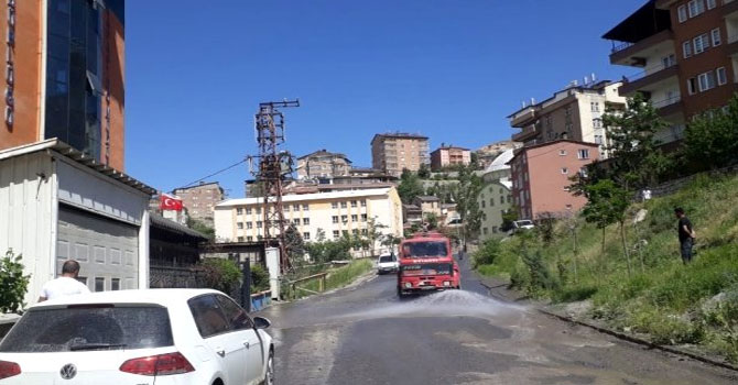 İtfaiye ekibi 24 saat görev başında